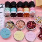 Fürdőbomba készítő szett - Rózsa és rágógumi