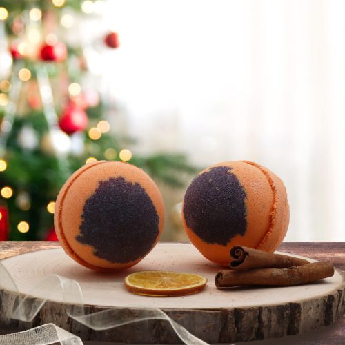 Fahéj és narancs fürdőbomba 180g