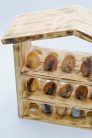 Égetett fa tojástartó 30 db-os