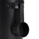 HOMLA DINGO fém állateledel tartó tartály fekete 20x16 cm