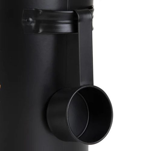 HOMLA DINGO fém állateledel tartó tartály fekete 20x16 cm