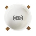 HOMLA TREATS kutyatál "M" bambusz talppal 16x10 cm