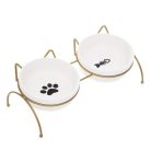 HOMLA CATTY macskatál szett arany állványon