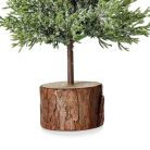 HOMLA DULA 30 cm-es törzsre havas karácsonyfa