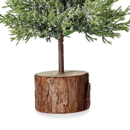 HOMLA DULA 30 cm-es törzsre havas karácsonyfa