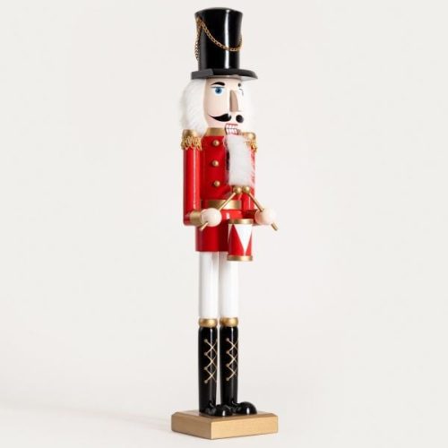 HOMLA DIÓTÖRŐ diótörő figura dobbal