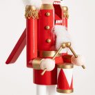 HOMLA DIÓTÖRŐ diótörő figura dobbal