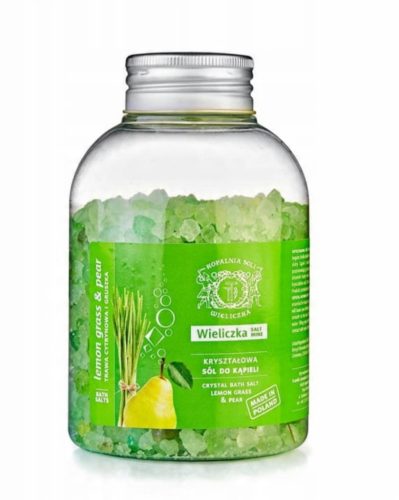 Wieliczka citromfű és körte fürdőkristály - 500g